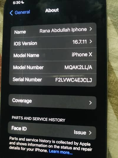 Apple iPhone X