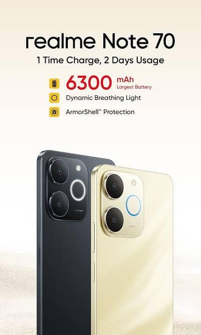 Realme note 70