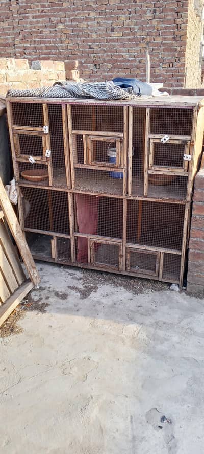 big wooden cage