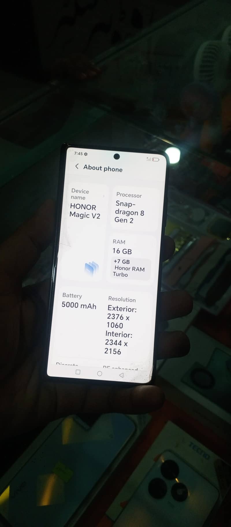 Honor Magic v2 5