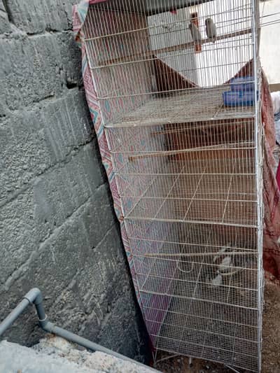 I am selling My white Cage 4 portion and brown 3 portion Only Cage