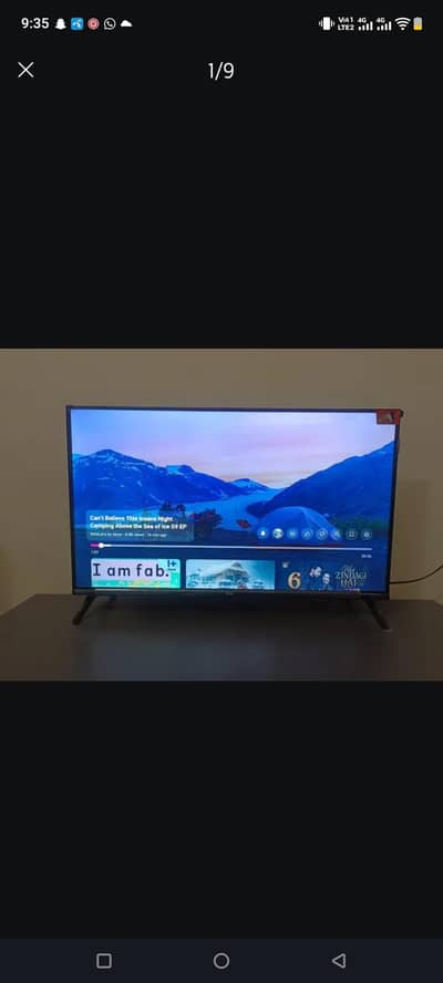 TCL 32 inch smart Qled tv bazelless