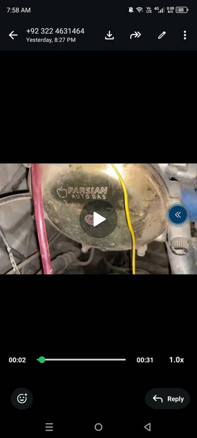 CNG kit and cylinder