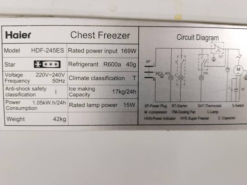 deep freezer 0