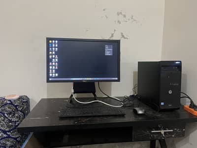 Hp desktop core i7 2600 8gb ram 24 inch lcd big screen