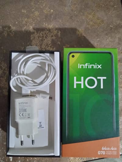 Infinix Hot 10 4gb 64gb home use phone hi