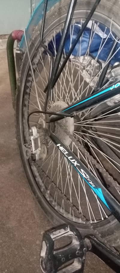 Helix gear bycyle