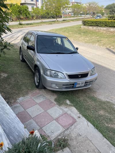 Honda City 2001 | silver | ISB num