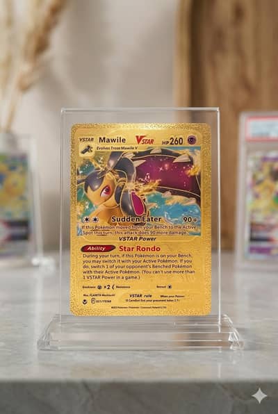 Collectible Golden Pokemon Card Mawile VSTAR 260 HP