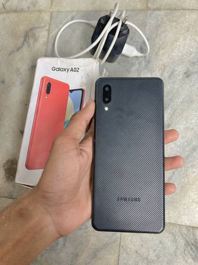 Samsung A02 with box 03158026723 / 5000mh bettry