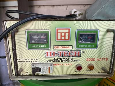 Hi-Tech 2000 Watt Automatic Voltage Stabilizer