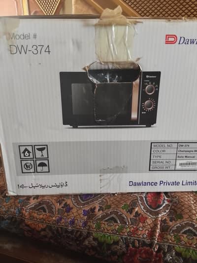 Dawlance microwave brand new condition only box open