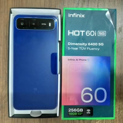 Infinix hot 60i 5G 8+8+256 GB Non PTA