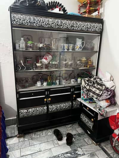 Wooden showcase
