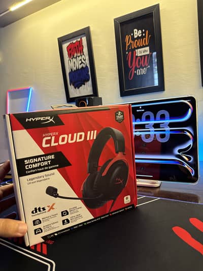 HyperX Cloud III Original Gaming Headset | 10/10 Condition | Box Open