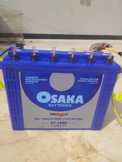 0311-820/99/50 Osaka 1800 tubular battery ek 25000 ,9 month use