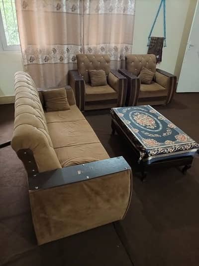 sofa set with table
