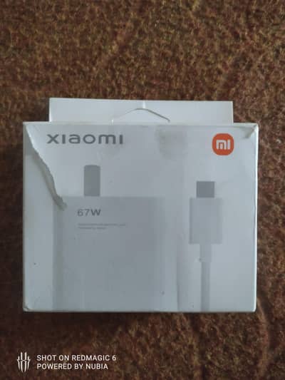 Xiaomi 67 Watt Charger Box Pack Brand new