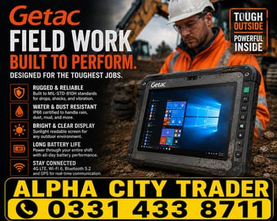 Getac Tough Industrial Tablet | Rugged Tablet for Field & Industrial