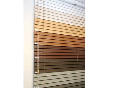Office Blinds -  Blinds - Roller Zebra Blind - Window Wooden Blinds