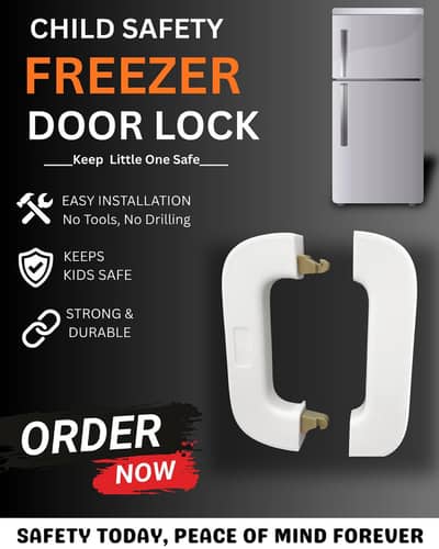 “Smart Freezer Safety Lock – Apke Baby Ki Hifazat Ka Perfect Solution”