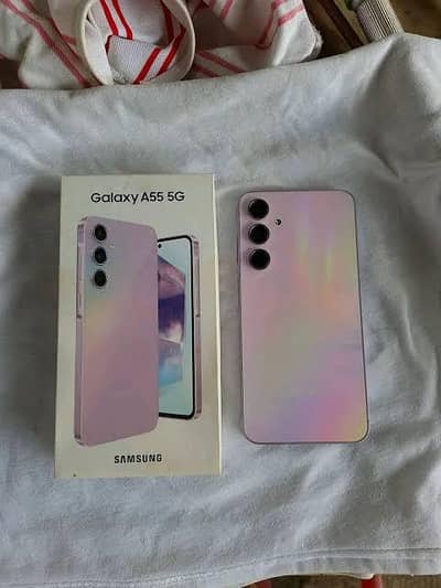 Samsung A55 5G Official PTA Full Box Lush Condition 10/10