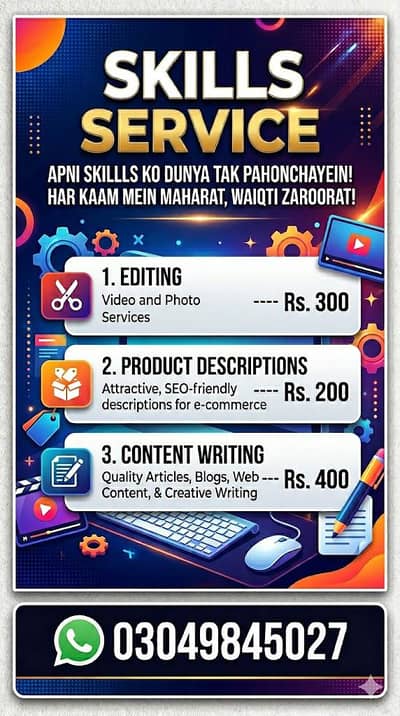 editing content writing and products descriptions