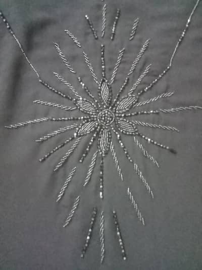 crystal work abaya