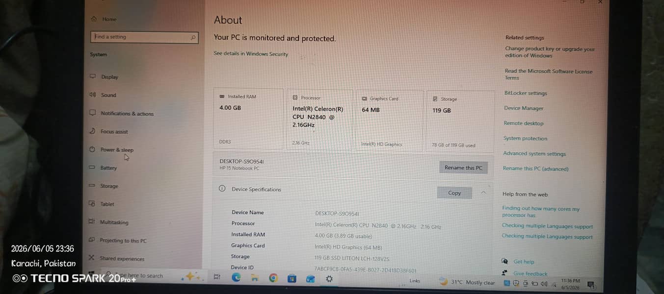 intel Celeron 10