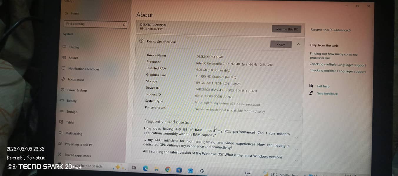 intel Celeron 11