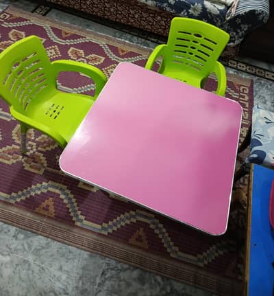 kids folding table for sale . condition 8 by 10