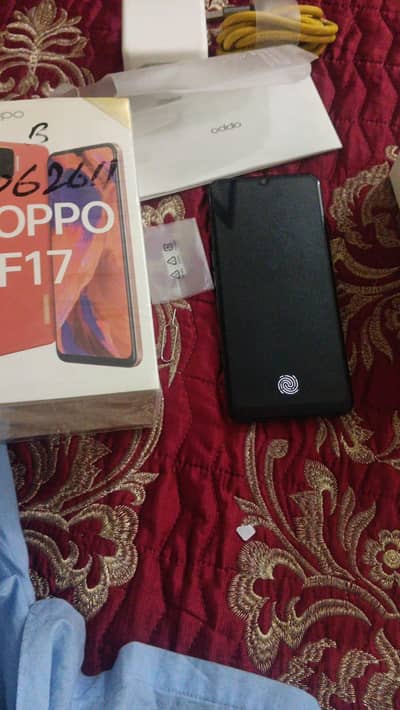 oppo F17 8GB 128 rem condition 10 by 9
