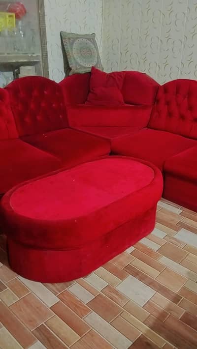 L shap sofa good condition