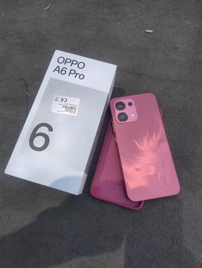 oppo a6 pro 8/256 with 4 month warranty full box