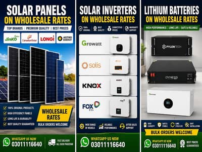 Solar panels Canadian Jinko Longi