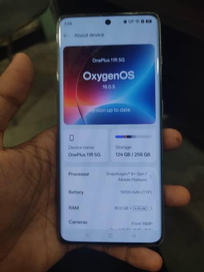 OnePlus 11R 5G (16GB RAM + 256GB)  Superb Condition