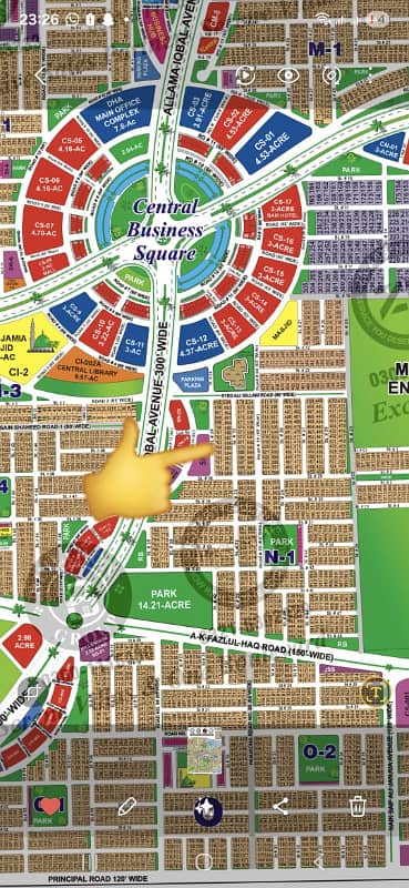 Spacious 1 Kanal Plot Build Your Luxurious Lifestyle Plot Sector N in DHA MULTAN PHASE- 1