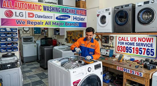 Automatic washing machine repairing.