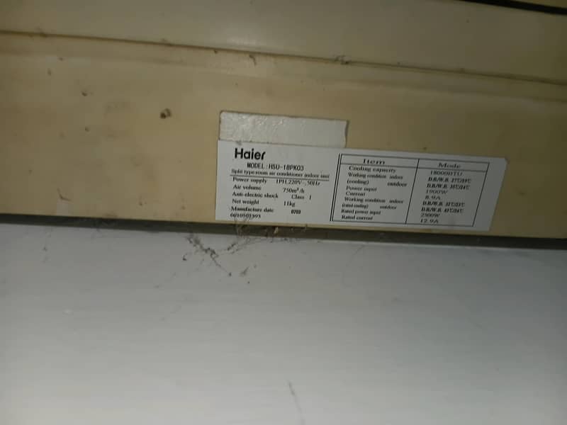 haier AC split unit 2