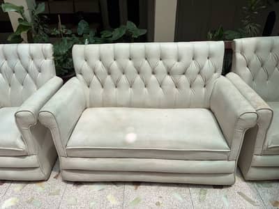 Sofa Set - White Color