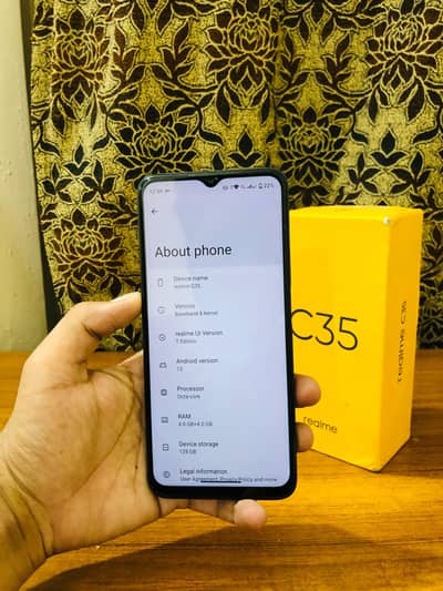 Realme C35 4/128gb with box  Aproved