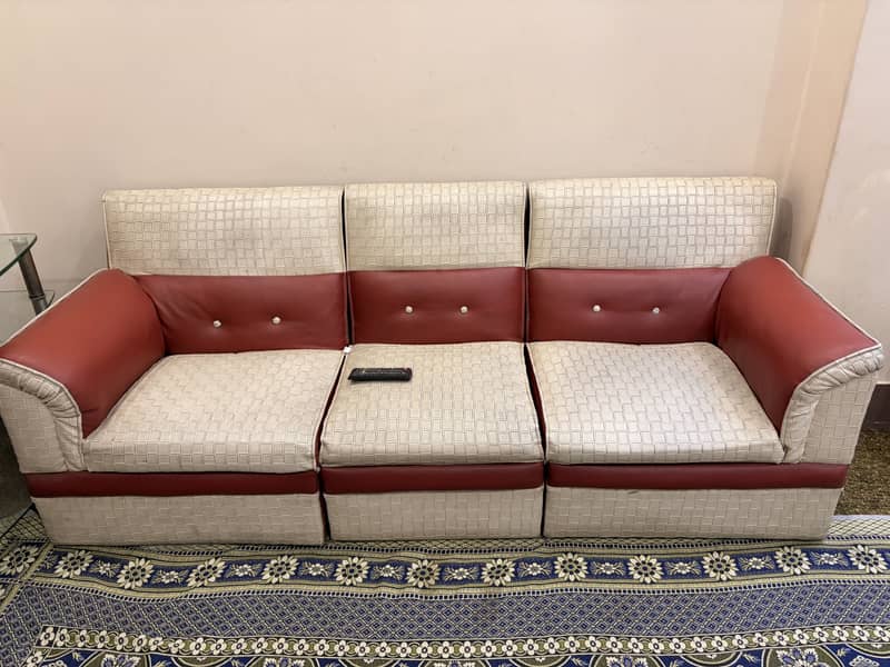 Full Sofa Set with Lshaped Table 0