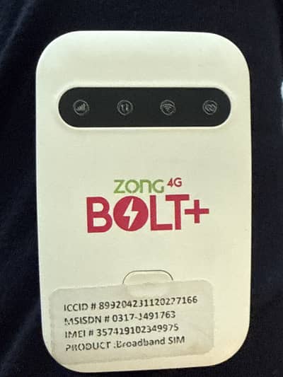 Zong Bolt+ Device