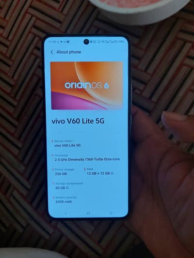 vivo v60 lite 5g with All box