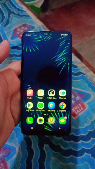 Vivo Y91C front glass break 3gb 32gb working 100% pta approved