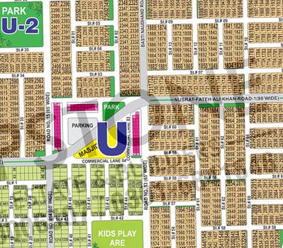 Spacious 1 Kanal Plot Build Your Luxurious Lifestyle Plot Sector U in DHA MULTAN PHASE- 1