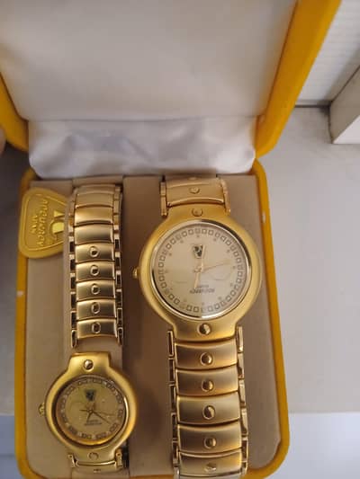 Elegant Accuracy Japan Quartz Matching Couple Watches