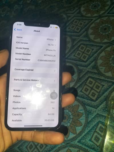 Apple iPhone XS 03261144943