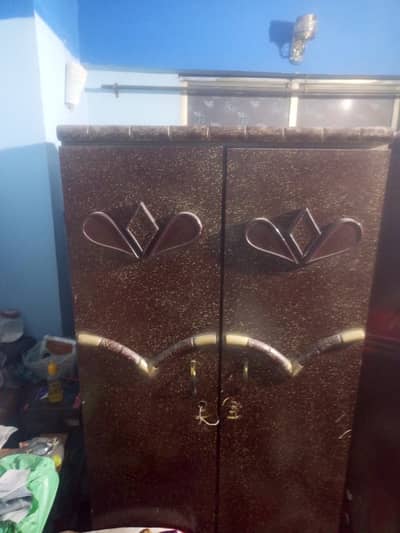 2 Box Wooden Wardrobe