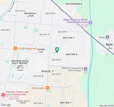 1 kanal Plot For Sale At DHA Phase 7 Sector U
